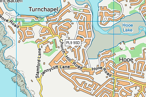 PL9 9SD map - OS VectorMap District (Ordnance Survey) PL9 9SD map - OS VectorMap District (Ordnance Survey)