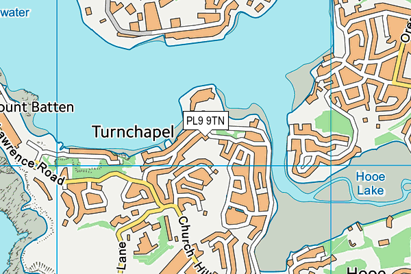 PL9 9TN map - OS VectorMap District (Ordnance Survey) PL9 9TN map - OS VectorMap District (Ordnance Survey)