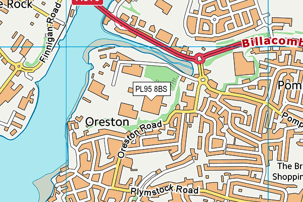 PL95 8BS map - OS VectorMap District (Ordnance Survey) PL95 8BS map - OS VectorMap District (Ordnance Survey)