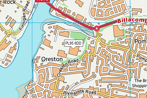 PL95 8DD map - OS VectorMap District (Ordnance Survey) PL95 8DD map - OS VectorMap District (Ordnance Survey)