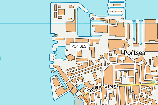 PO1 3LS map - OS VectorMap District (Ordnance Survey) PO1 3LS map - OS VectorMap District (Ordnance Survey)
