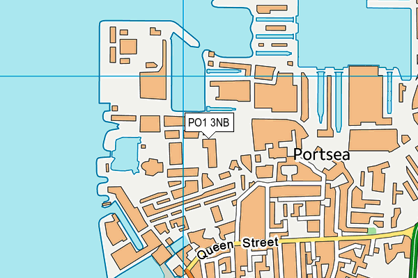 PO1 3NB map - OS VectorMap District (Ordnance Survey) PO1 3NB map - OS VectorMap District (Ordnance Survey)