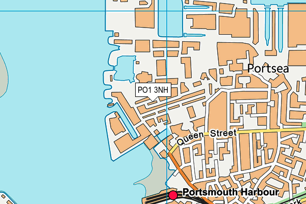 PO1 3NH map - OS VectorMap District (Ordnance Survey) PO1 3NH map - OS VectorMap District (Ordnance Survey)