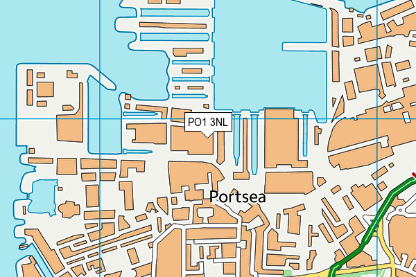 PO1 3NL map - OS VectorMap District (Ordnance Survey) PO1 3NL map - OS VectorMap District (Ordnance Survey)