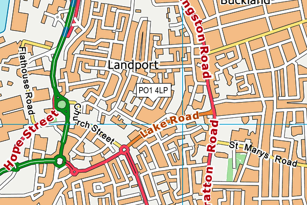 PO1 4LP map - OS VectorMap District (Ordnance Survey) PO1 4LP map - OS VectorMap District (Ordnance Survey)