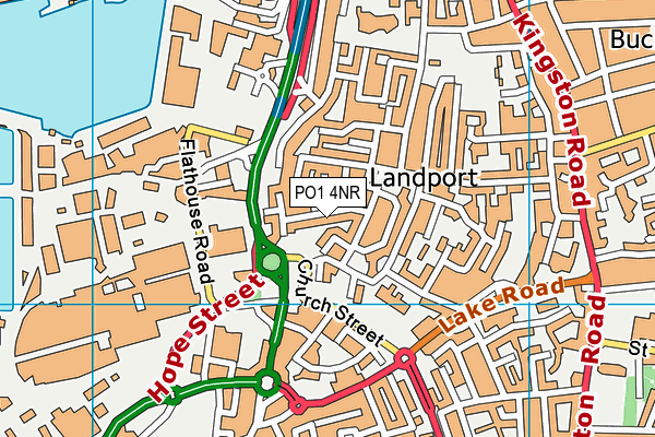 PO1 4NR map - OS VectorMap District (Ordnance Survey) PO1 4NR map - OS VectorMap District (Ordnance Survey)