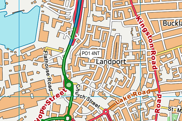 PO1 4NT map - OS VectorMap District (Ordnance Survey) PO1 4NT map - OS VectorMap District (Ordnance Survey)