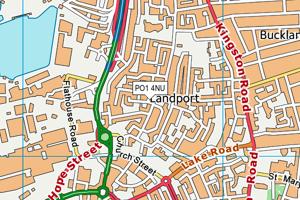 PO1 4NU map - OS VectorMap District (Ordnance Survey) PO1 4NU map - OS VectorMap District (Ordnance Survey)
