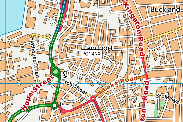 PO1 4NX map - OS VectorMap District (Ordnance Survey) PO1 4NX map - OS VectorMap District (Ordnance Survey)