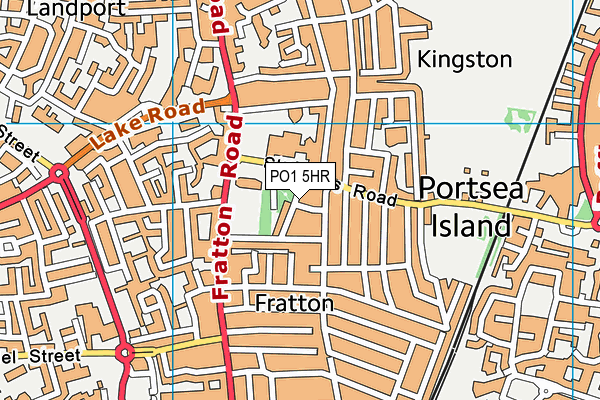 PO1 5HR map - OS VectorMap District (Ordnance Survey) PO1 5HR map - OS VectorMap District (Ordnance Survey)