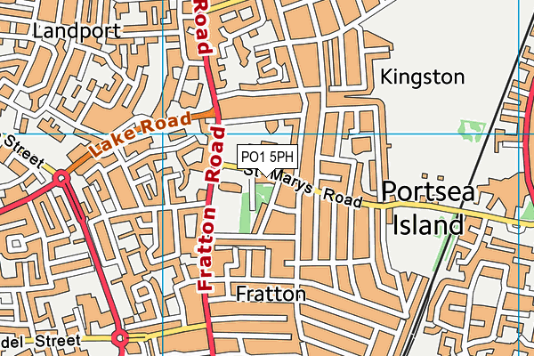 PO1 5PH map - OS VectorMap District (Ordnance Survey) PO1 5PH map - OS VectorMap District (Ordnance Survey)