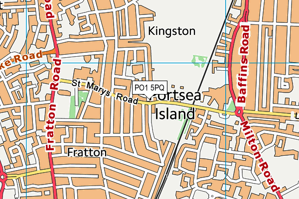 PO1 5PQ map - OS VectorMap District (Ordnance Survey) PO1 5PQ map - OS VectorMap District (Ordnance Survey)