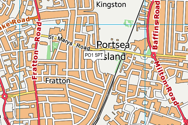 PO1 5PT map - OS VectorMap District (Ordnance Survey) PO1 5PT map - OS VectorMap District (Ordnance Survey)