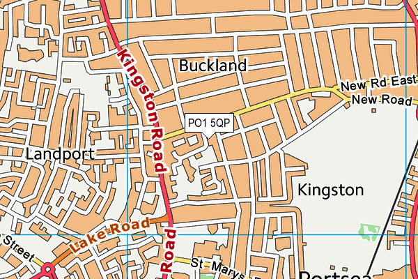 PO1 5QP map - OS VectorMap District (Ordnance Survey) PO1 5QP map - OS VectorMap District (Ordnance Survey)