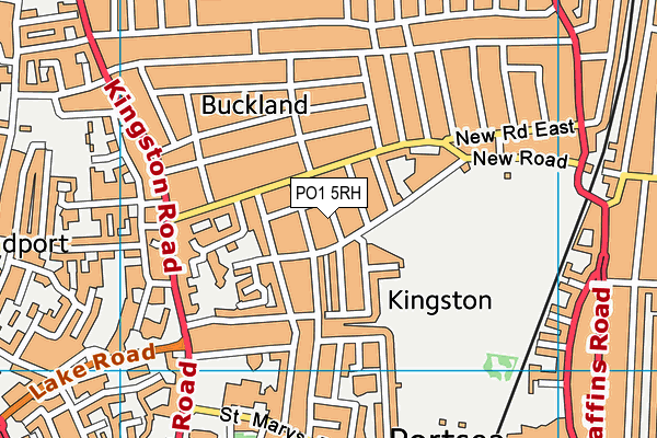 PO1 5RH map - OS VectorMap District (Ordnance Survey) PO1 5RH map - OS VectorMap District (Ordnance Survey)