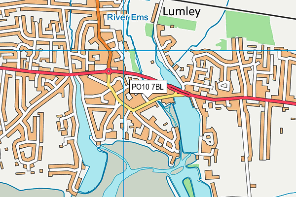 PO10 7BL map - OS VectorMap District (Ordnance Survey) PO10 7BL map - OS VectorMap District (Ordnance Survey)