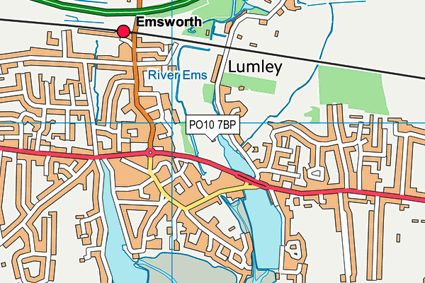 PO10 7BP map - OS VectorMap District (Ordnance Survey) PO10 7BP map - OS VectorMap District (Ordnance Survey)