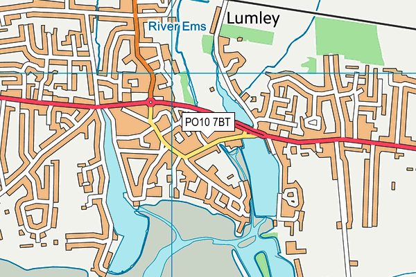 PO10 7BT map - OS VectorMap District (Ordnance Survey) PO10 7BT map - OS VectorMap District (Ordnance Survey)