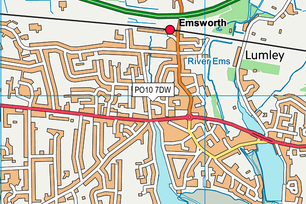 PO10 7DW map - OS VectorMap District (Ordnance Survey) PO10 7DW map - OS VectorMap District (Ordnance Survey)