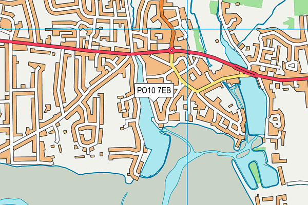 PO10 7EB map - OS VectorMap District (Ordnance Survey) PO10 7EB map - OS VectorMap District (Ordnance Survey)