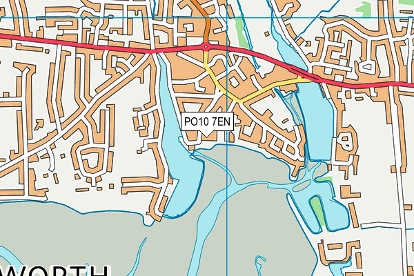 PO10 7EN map - OS VectorMap District (Ordnance Survey)