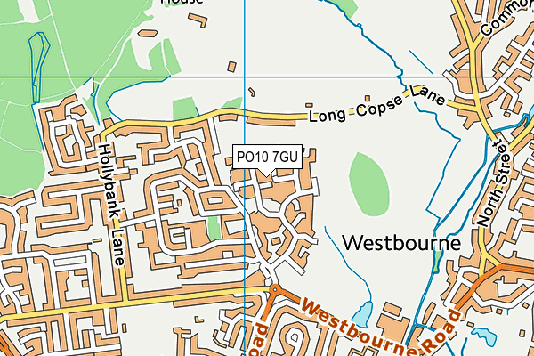 PO10 7GU map - OS VectorMap District (Ordnance Survey) PO10 7GU map - OS VectorMap District (Ordnance Survey)