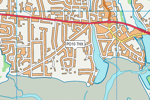 PO10 7HX map - OS VectorMap District (Ordnance Survey) PO10 7HX map - OS VectorMap District (Ordnance Survey)
