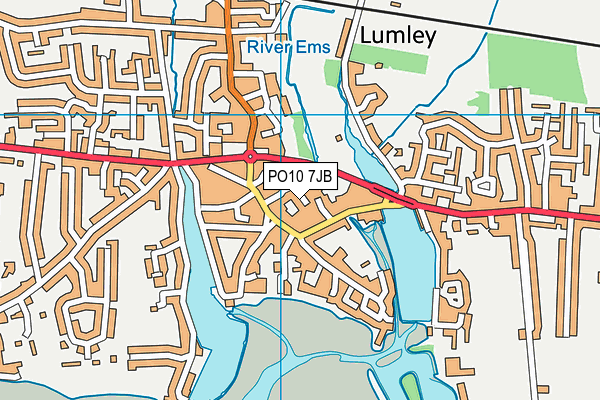 PO10 7JB map - OS VectorMap District (Ordnance Survey) PO10 7JB map - OS VectorMap District (Ordnance Survey)