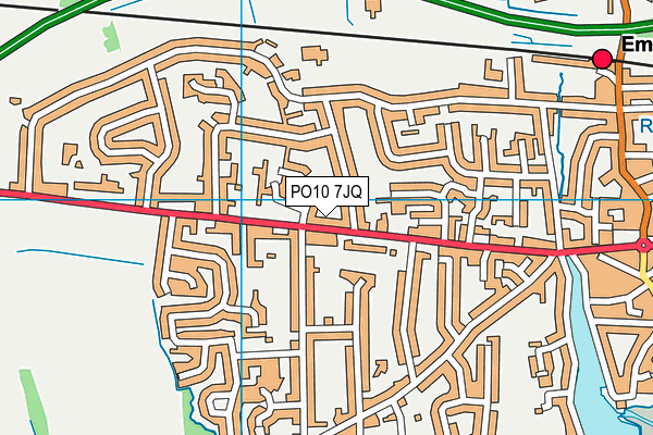PO10 7JQ map - OS VectorMap District (Ordnance Survey) PO10 7JQ map - OS VectorMap District (Ordnance Survey)