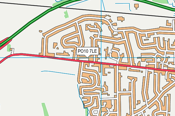 PO10 7LE map - OS VectorMap District (Ordnance Survey) PO10 7LE map - OS VectorMap District (Ordnance Survey)