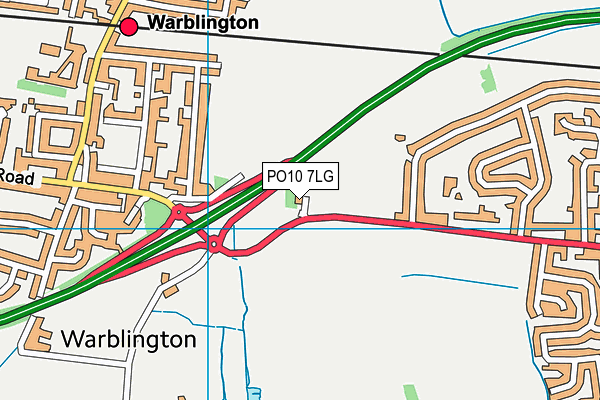 PO10 7LG map - OS VectorMap District (Ordnance Survey) PO10 7LG map - OS VectorMap District (Ordnance Survey)