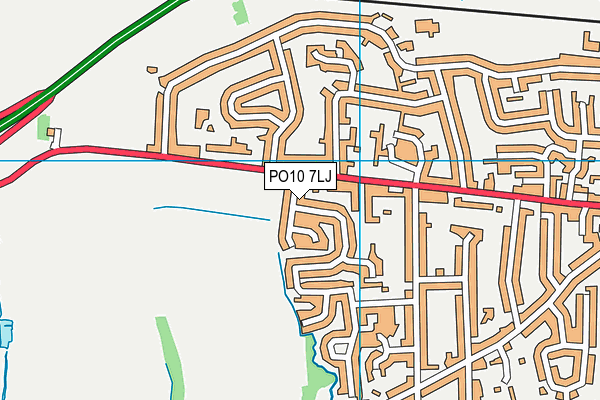 PO10 7LJ map - OS VectorMap District (Ordnance Survey) PO10 7LJ map - OS VectorMap District (Ordnance Survey)