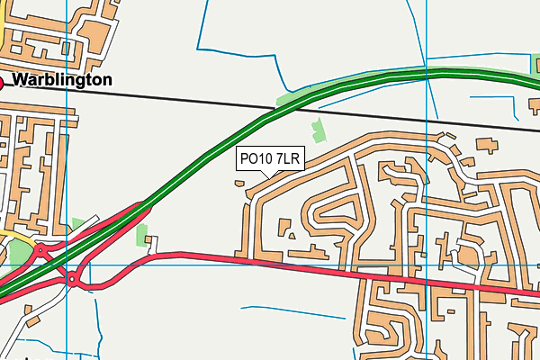 PO10 7LR map - OS VectorMap District (Ordnance Survey) PO10 7LR map - OS VectorMap District (Ordnance Survey)