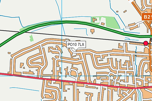 PO10 7LX map - OS VectorMap District (Ordnance Survey) PO10 7LX map - OS VectorMap District (Ordnance Survey)