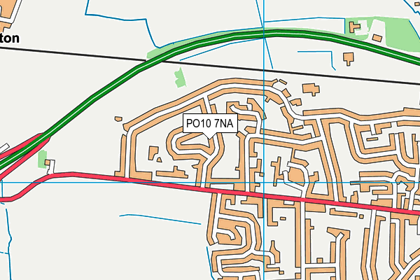 PO10 7NA map - OS VectorMap District (Ordnance Survey) PO10 7NA map - OS VectorMap District (Ordnance Survey)