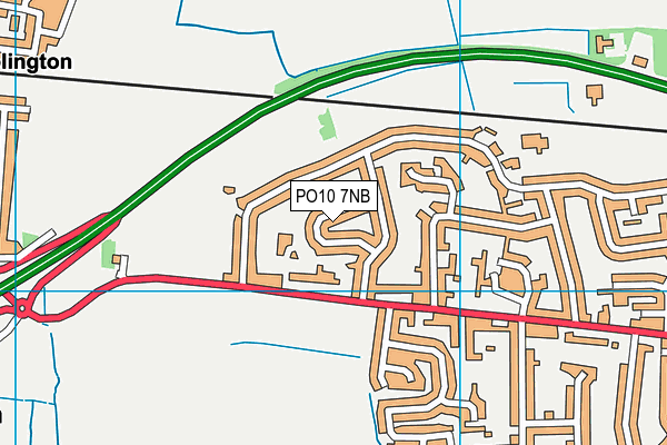 PO10 7NB map - OS VectorMap District (Ordnance Survey) PO10 7NB map - OS VectorMap District (Ordnance Survey)