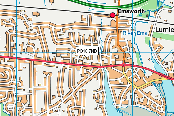 PO10 7ND map - OS VectorMap District (Ordnance Survey) PO10 7ND map - OS VectorMap District (Ordnance Survey)