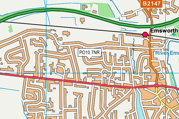 PO10 7NR map - OS VectorMap District (Ordnance Survey) PO10 7NR map - OS VectorMap District (Ordnance Survey)