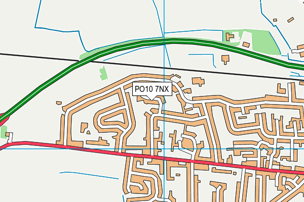 PO10 7NX map - OS VectorMap District (Ordnance Survey) PO10 7NX map - OS VectorMap District (Ordnance Survey)