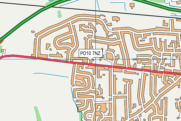 PO10 7NZ map - OS VectorMap District (Ordnance Survey) PO10 7NZ map - OS VectorMap District (Ordnance Survey)