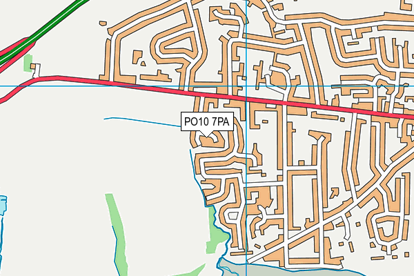 PO10 7PA map - OS VectorMap District (Ordnance Survey) PO10 7PA map - OS VectorMap District (Ordnance Survey)