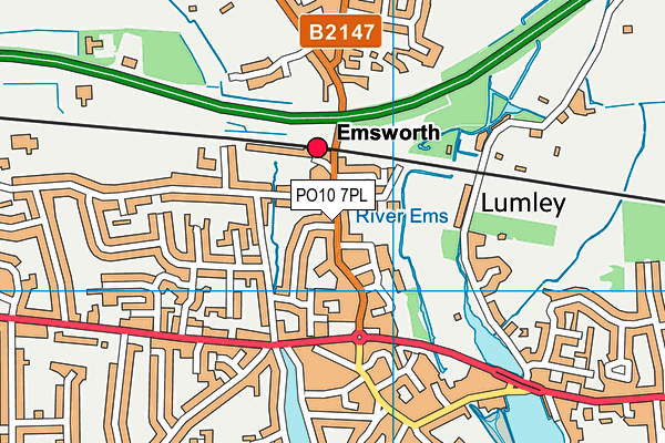 PO10 7PL map - OS VectorMap District (Ordnance Survey) PO10 7PL map - OS VectorMap District (Ordnance Survey)