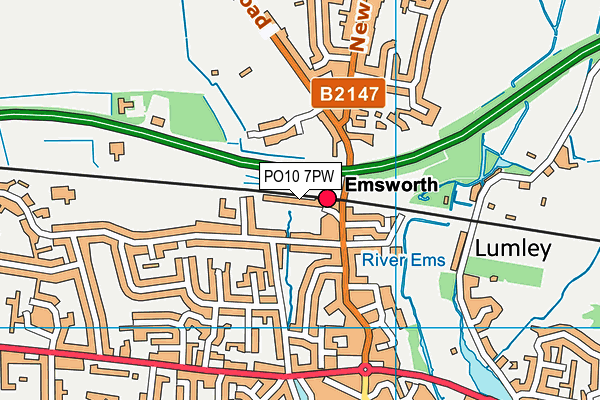 PO10 7PW map - OS VectorMap District (Ordnance Survey) PO10 7PW map - OS VectorMap District (Ordnance Survey)