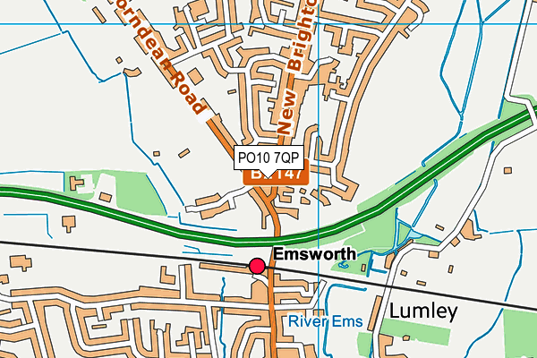 PO10 7QP map - OS VectorMap District (Ordnance Survey) PO10 7QP map - OS VectorMap District (Ordnance Survey)