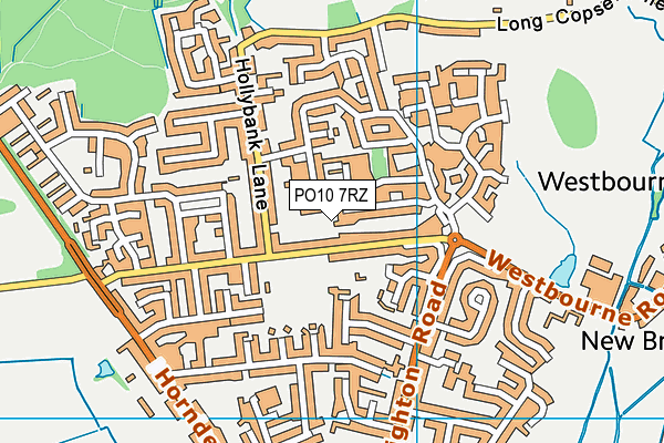 PO10 7RZ map - OS VectorMap District (Ordnance Survey) PO10 7RZ map - OS VectorMap District (Ordnance Survey)