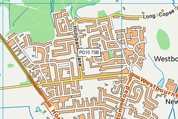 PO10 7SB map - OS VectorMap District (Ordnance Survey) PO10 7SB map - OS VectorMap District (Ordnance Survey)