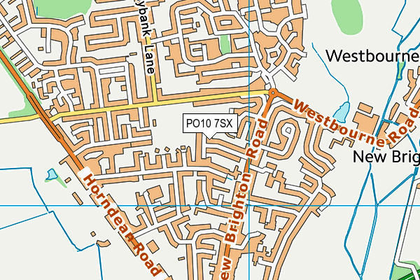 PO10 7SX map - OS VectorMap District (Ordnance Survey) PO10 7SX map - OS VectorMap District (Ordnance Survey)