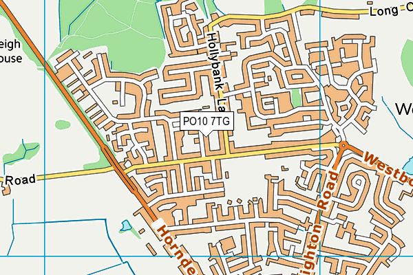 PO10 7TG map - OS VectorMap District (Ordnance Survey) PO10 7TG map - OS VectorMap District (Ordnance Survey)