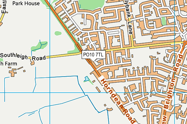 PO10 7TL map - OS VectorMap District (Ordnance Survey) PO10 7TL map - OS VectorMap District (Ordnance Survey)