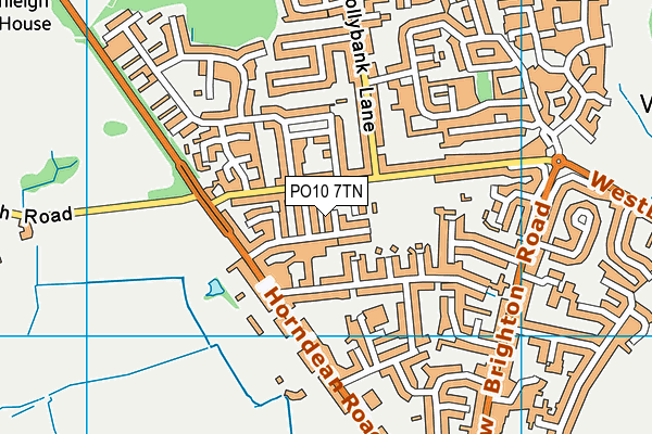 PO10 7TN map - OS VectorMap District (Ordnance Survey) PO10 7TN map - OS VectorMap District (Ordnance Survey)